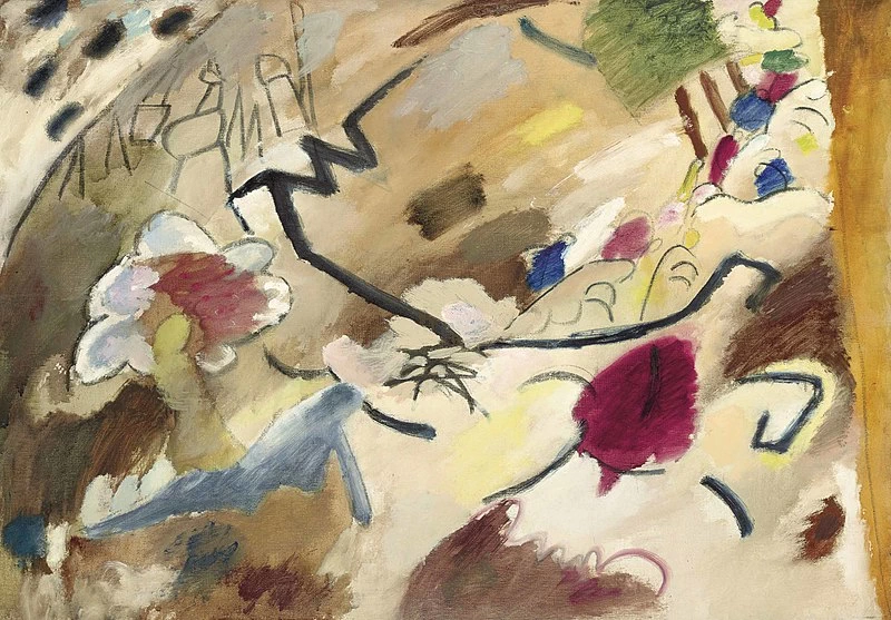 Improvvisazione con i cavalli (Studio per l'improvvisazione 20), 1911